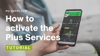 myGEKKO Plus Services  How to activate at the Slide [upl. by Shifra]