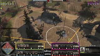 COH2 2v2 BodaciousBowow OH amp William H Harrison OK vs MasterSteve117 US amp MZR UK [upl. by Talich463]