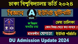 Dhaka University admission Circular 2024DU ka unit Admission Circular 202324DU Admission Apply [upl. by Savage]