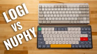 NuPhy Air75 vs Logitech MX Mechanical Mini  Best Keyboard for Mac [upl. by Ecirtam249]