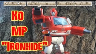 Transformers KO MP Ironhide Tanaka Tony Robot Formers CP27 Unboxing Review Transformation [upl. by Armelda]