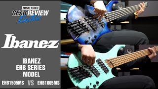 Ibanez EHB Series EHB1505MS VS EHB1005MS Bass Review No Talking [upl. by Lejeune527]