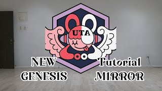 New Genesis  Ado Mirrored Tutorial Dance  diferent spend [upl. by Peterson760]