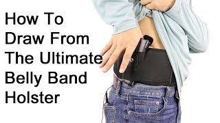 How To Draw From the Ultimate Belly Band Holster  ComfortTac [upl. by Chrissa]