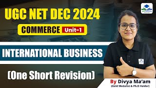 International Business  Commerce  Paper2  NETJRF 2024  Apni University  By Divya Mam [upl. by Willdon]