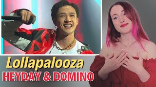 Lollapalooza Stray Kids Heyday amp Domino Tepki  KPOP TEPKİ  KPOP REACTION  SKZ [upl. by Levona]