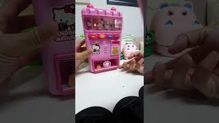 Hello Kitty Pink Autoatic Vending Machine shorts asmr [upl. by Elaen878]