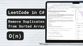 LeetCode in C  26 Remove Duplicates from Sorted Array  ASMR Coding [upl. by Hotchkiss]