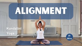 Align with Intention  15 Min Morning Kundalini Yoga Kriya for Inner Balance amp Direction [upl. by Yrffoeg]