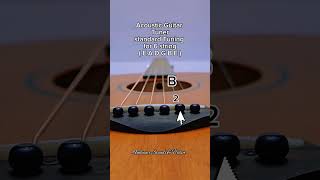 Acoustic Guitar Tuner  Standard Tuning for 6 String  E A D G B E [upl. by Schnabel636]