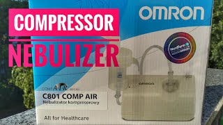 OMRON Comp Air NEC801 Compressor Nebulizer Healthcare 4K UltraHD [upl. by Manvel]