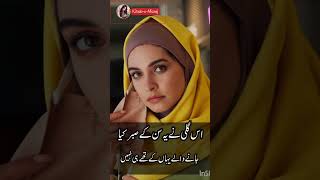 Is Gali ny ya sun K sabr kia jany waly yhan K thy hi nhiurduquotes poetry [upl. by Haldi634]