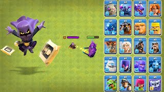 Headhunter vs All Troops Clash of Clans  Head Hunter Attack COC [upl. by Millan737]