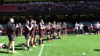 YOUTH FINAL DAY Burry Port Junior RFC v Newport HSOB at the Principality Stadium Cardiff 23042016 [upl. by Adile447]