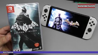 Batman Arkham Trilogy Unboxing amp Asylum Gameplay [upl. by Akeihsat]