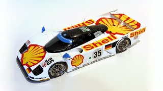 Building the 124 Le Mans Miniatures 1994 Dauer Porsche 962 Le Mans [upl. by Aenert]