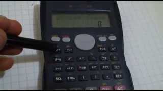 tutorial para calculadora cientifica casio [upl. by Eiuqnom]