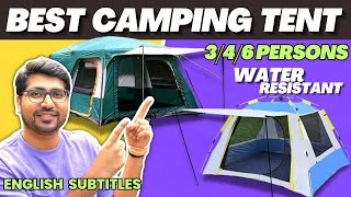 Best Tent for Camping⚡Best Camping Tent For 4 Person⚡Best Camping Tent in India⚡Camping Tent 4Person [upl. by Aehtorod]