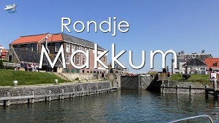 dutch Rondje Makkum varen met de motorboot boattrip friesland [upl. by Antonin]