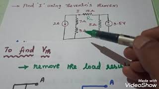 Unit2Thevenins Theorem Problem1 Circuit Theory Tamil [upl. by Jermyn]