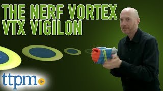 The Nerf Vortex VTX Vigilon Review and Demo  Hasbro Toys amp Games [upl. by Hertzfeld601]