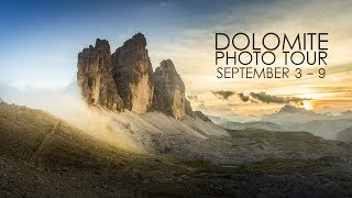 Photo Tour in Dolomite Mountains September 2017 [upl. by Doyle24]