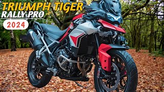 Trailblazing Excellence Unveiling the allnew 2024 Triumph Tiger Rally Pro Up Close [upl. by Chad]