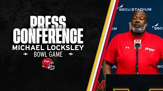 Maryland Football  Head Coach Michael Locksley Bowl Game Press Conference [upl. by Kulsrud219]