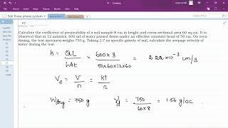 How to calculate permeability Part 2 Problems on stratified soil and field test [upl. by Schwab]