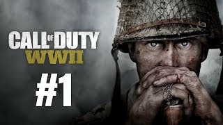 Call of Duty WWII Walkthrough Gameplay Part 1 – Mission 1 DDay PS4 Full HD – No Commentary [upl. by Llerahc730]