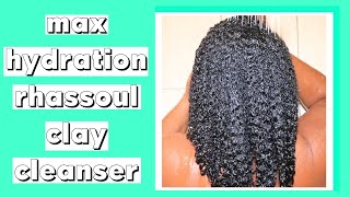 BEST Clay for Natural Hair  DIY Rhassoul Clay Wash  Winter Routine for Max Hydration  Naomi Sarah [upl. by Erdei]