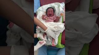 Baby newborn screening test screen test videoshort shortsvideo [upl. by Atinus]