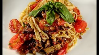 Whole Wheat Linguini with Sundried Tomato Pesto [upl. by Ominoreg]