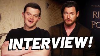 The Rings of Power season 2 finale interview Robert Aramayo and Benjamin Walker [upl. by Ulrikaumeko]