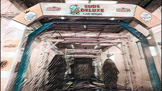 Suds Deluxe Car Wash  Tomball Texas  Car Wash Tunnel [upl. by Lilian]