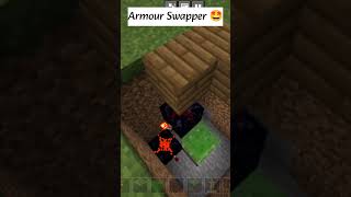 Armour Swapper 🤩 minecraftbuildingtutorial minecraftbuildingtechniques [upl. by Reese]