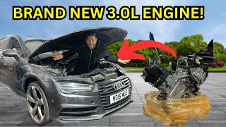 I PUT A £13000 ENGINE INTO A £10000 AUDI A7… [upl. by Tat]