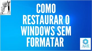 Como chegar na Tela de Recuperação do Windows Solução de Problemas  3 Formas [upl. by Leiba]