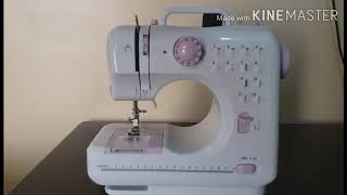 How to operate mini sewing machine FHSM 505 [upl. by Imoyn]