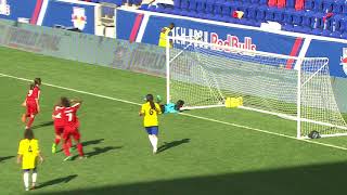 CANADA GIRLS VS BRAZIL GIRLS FINAL GIRLS  HIGHLIGHTS  DANONE NATIONS CUP 2017 [upl. by Nyleahcim]