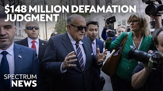 Rudy Giuliani appears in court after missing deadline to surrender assets  Spectrum News [upl. by Adnolahs]