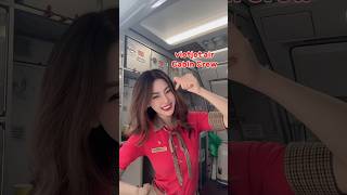 si cute crew vietjet air flightattendant cabincrew pramugari vietjetair aviation [upl. by Joacimah]