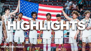 USA MU19 Defends World Cup Gold Medal  HIGHLIGHTS [upl. by Dlanger516]