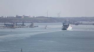 Isle of Inishmore inbound to Pembroke Dock  080418 [upl. by Duj136]