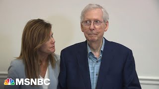 Mitch McConnell appears to freeze when asked about reelection [upl. by Lyrehs]