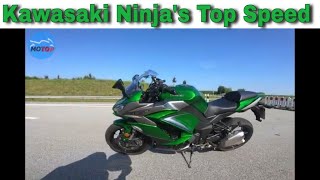 Kawasaki Ninja Super Bikes Top Speed 300400650 amp Z1000SX [upl. by Anayik]