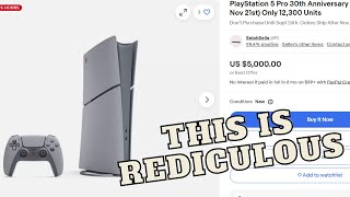 PS5 PRO SCALPERS ARE INSANE THEY ARE SELLING THE 30TH ANNIVERSARY CONSOLE BEFORE ITS EVEN OUT WTF [upl. by Tirreg]