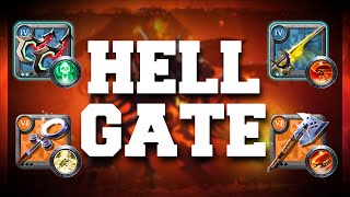 Hellgate Daggers PVP  Deathgivers amp Bloodletter  Albion Online [upl. by Dnomde911]