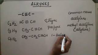 GENERAL INTRODUCTION OF ALKYNES [upl. by Ybrik506]