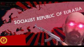 Dmitry Mirsky Creates NAZBOL EURASIA  Red Flood HOI4 [upl. by Katuscha]